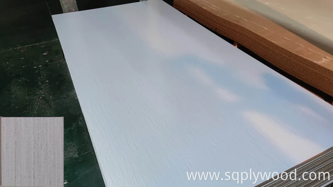 Melamine MDF Plain/Laminated/Slot/UV/Veneer/Melamine MDF for Furniture